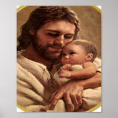 Jesus und Kind Poster (Vorne)