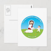 Jesus und Kind Postkarte (Vorne/Hinten)