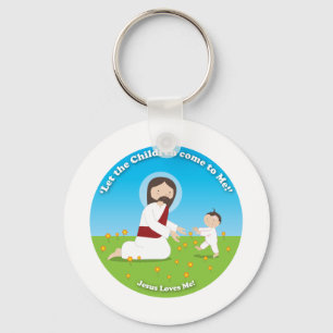 Jesus und Kind Schlüsselanhänger