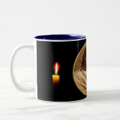 Jesus und Kind Zweifarbige Tasse (Links)