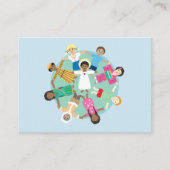 Jesus und Kinder Friedensgebet Begleitkarte (Vorderseite)