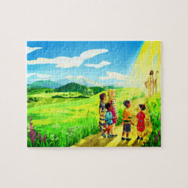 Jesus und kleine Kinder Puzz;e Puzzle
