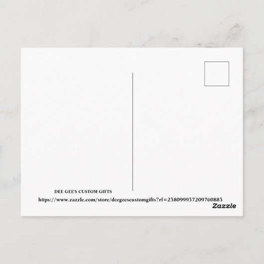 Jesus und Lamb Postkarte (Rückseite)