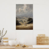 Jesus und Lamm Verlorene Schafe Jesus verlässt 99 Poster (Küche)