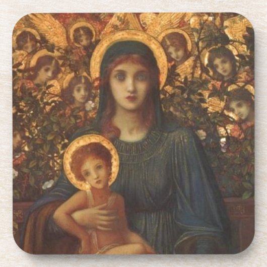 JESUS UND MARY GETRÄNKEUNTERSETZER (Vorderseite)