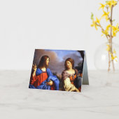 Jesus und Mary Magdalene Karte (Gelbe Blume)