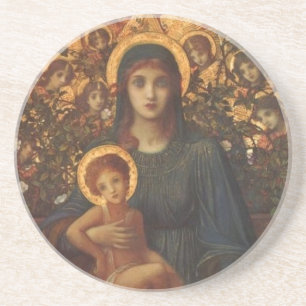 JESUS UND MARY SANDSTEIN UNTERSETZER