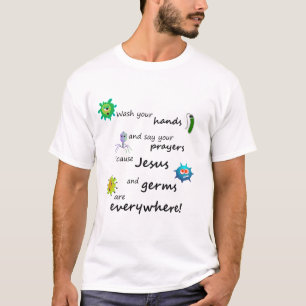 Jesus und Mikroben T-Shirt