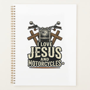 Jesus und Motorräder Vintage christlicher Biker-En Planer