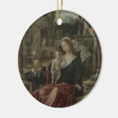 Jesus und Mutter Mary Stillen Keramikornament (Links)