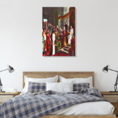 Jesus und Pilate Wrapped Canvas Leinwanddruck (Insitu (Schlafzimmer))