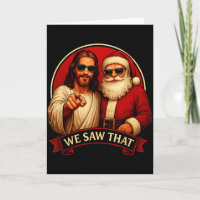 Jesus und Santa Claus Wir sahen dieses lustige Mem