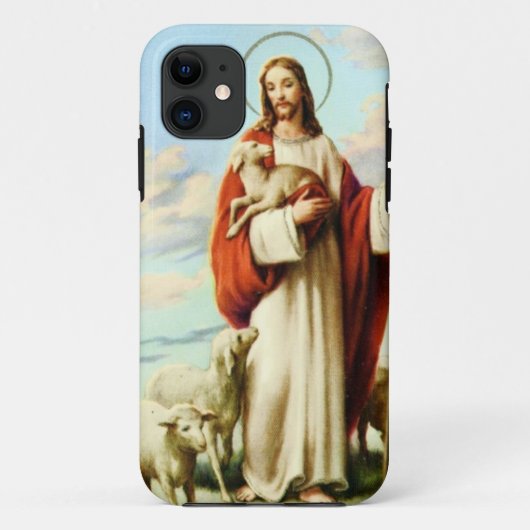 Jesus und Schafe iPhone 5 Fall Case-Mate iPhone Hülle (Rückseite)