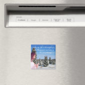 Jesus und Schafe Magnet (In Situ (Geschirrspüler))