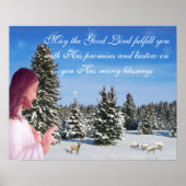 Jesus und Schafe Poster (Vorne)