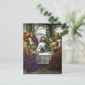 Jesus und seine Freunde im Oberzimmer Postkarte (Stehend Vorderseite)