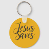 Jesus und seine Krone von Thorns Schlüsselanhänger (Rückseite)