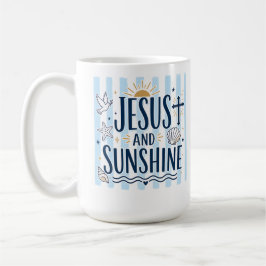 Jesus und Sonnenschein Kaffeetasse