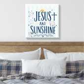 Jesus und Sonnenschein Leinwand (Insitu (Schlafzimmer))