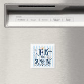 Jesus und Sonnenschein-Magnet Magnet (In Situ (Geschirrspüler))