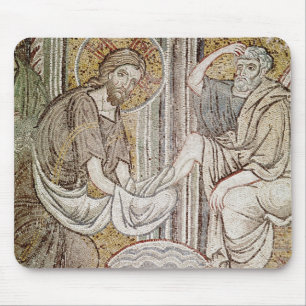 Jesus und St Peter Mousepad