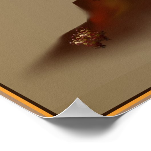 Jesus und Three Crosses Poster (Ecke)