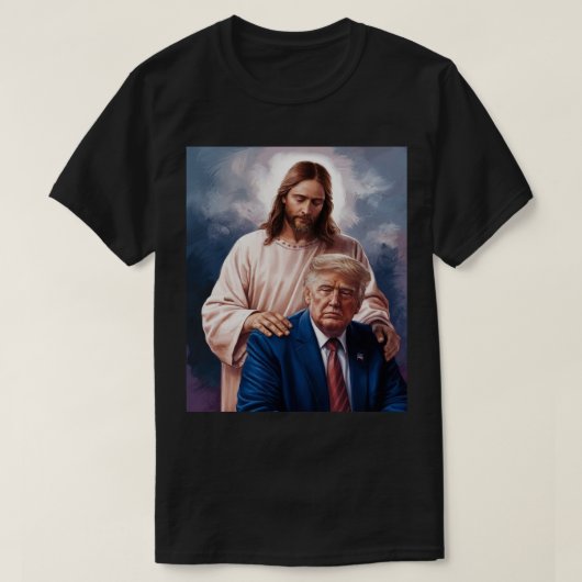 Jesus und Trump T-Shirt (Design vorne)