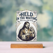 Jesus Unfruchtbarkeit Versuch Schwanger zu Werden  Acrylschild (Neutral)