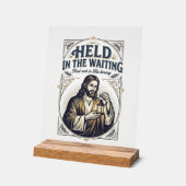 Jesus Unfruchtbarkeit Versuch Schwanger zu Werden  Acrylschild (Winkel)