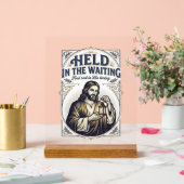 Jesus Unfruchtbarkeit Versuch Schwanger zu Werden  Acrylschild (Hochzeit)