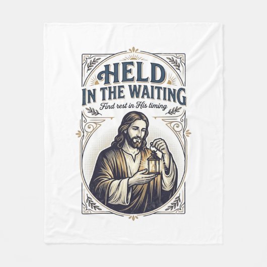 Jesus Unfruchtbarkeit Versuch Schwanger zu werden Fleecedecke (Vorderseite)