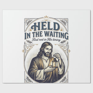 Jesus Unfruchtbarkeit Versuch Schwanger zu werden  Geschenkpapier