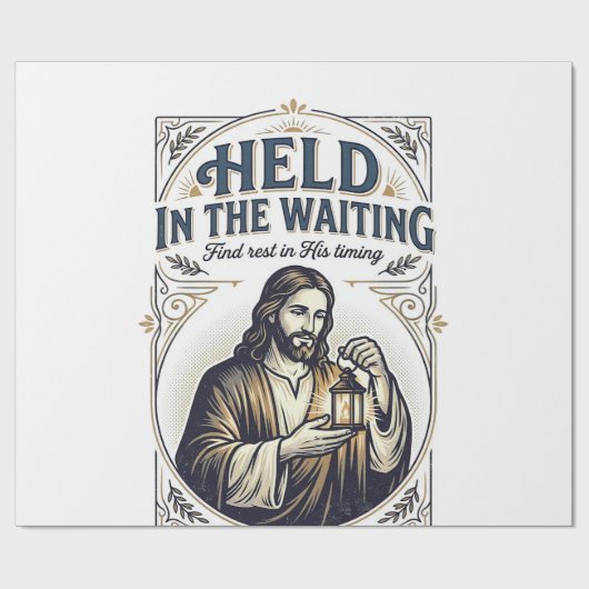 Jesus Unfruchtbarkeit Versuch Schwanger zu werden Geschenkpapier (Flach)