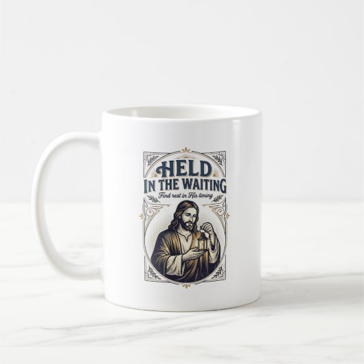 Jesus Unfruchtbarkeit Versuch Schwanger zu werden Kaffeetasse (Links)