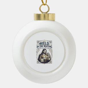 Jesus Unfruchtbarkeit Versuch Schwanger zu werden  Keramik Kugel-Ornament