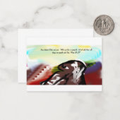 Jesus unmöglich mitteilungskarte (Vorderseite/Rückseite Beispiel)