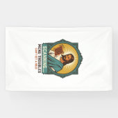 Jesus Unschärfe-QR-Code wird nicht scannen Menü Te Banner (Horizontal)
