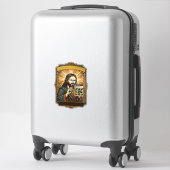 Jesus unscharfe Treppe Captcha-Test Tech-Sicherhei Aufkleber (Koffer)