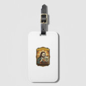 Jesus unscharfe Treppe Captcha-Test Tech-Sicherhei Gepäckanhänger (Vorderseite Vertikal)