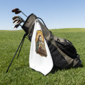 Jesus unscharfe Treppe Captcha-Test Tech-Sicherhei Golfhandtuch (Gras)