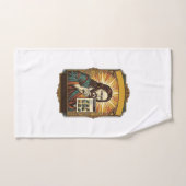 Jesus unscharfe Treppe Captcha-Test Tech-Sicherhei Handtuch (Handtuch)