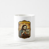 Jesus unscharfe Treppe Captcha-Test Tech-Sicherhei Kaffeetasse (Mittel)
