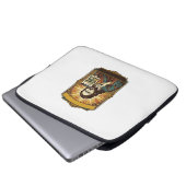Jesus unscharfe Treppe Captcha-Test Tech-Sicherhei Laptopschutzhülle (Vorne Knopf)