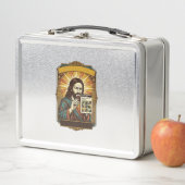 Jesus unscharfe Treppe Captcha-Test Tech-Sicherhei Metall Brotdose (Beispiel)