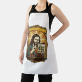 Jesus unscharfe Treppe Captcha-Test Tech-Sicherhei Schürze (InSitu)