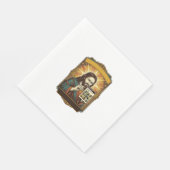 Jesus unscharfe Treppe Captcha-Test Tech-Sicherhei Serviette (Ecke)