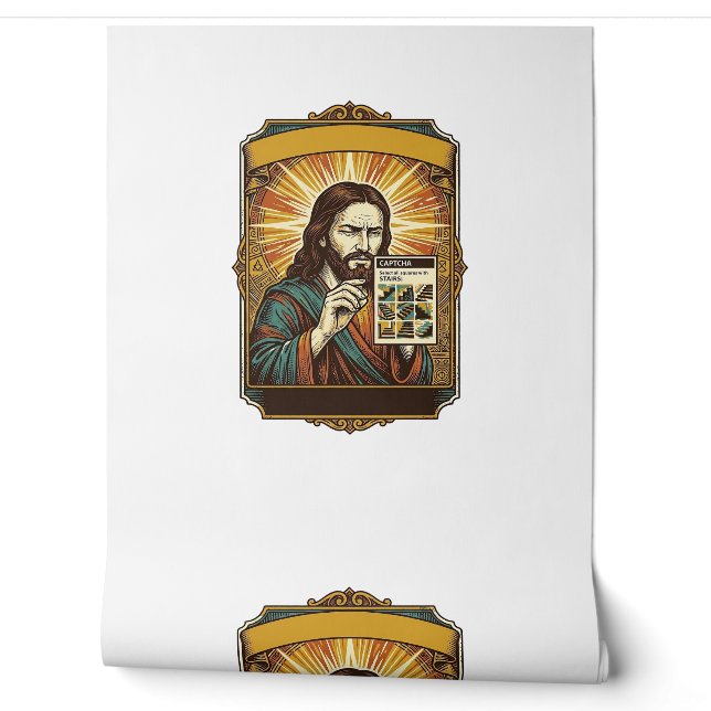 Jesus unscharfe Treppe Captcha-Test Tech-Sicherhei Tapete (Abrollen)