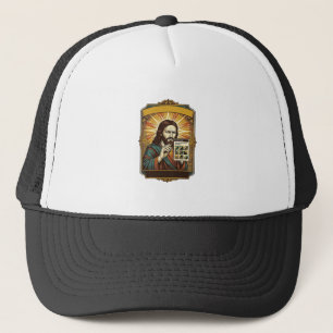 Jesus unscharfe Treppe Captcha-Test Tech-Sicherhei Truckerkappe