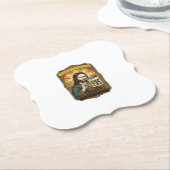 Jesus unscharfe Treppe Captcha-Test Tech-Sicherhei Untersetzer (angewinkelt)
