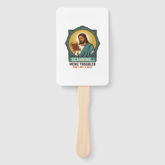 Jesus unscharfer QR-Code wird nicht scannen Menü T Fächer (Vorderseite)